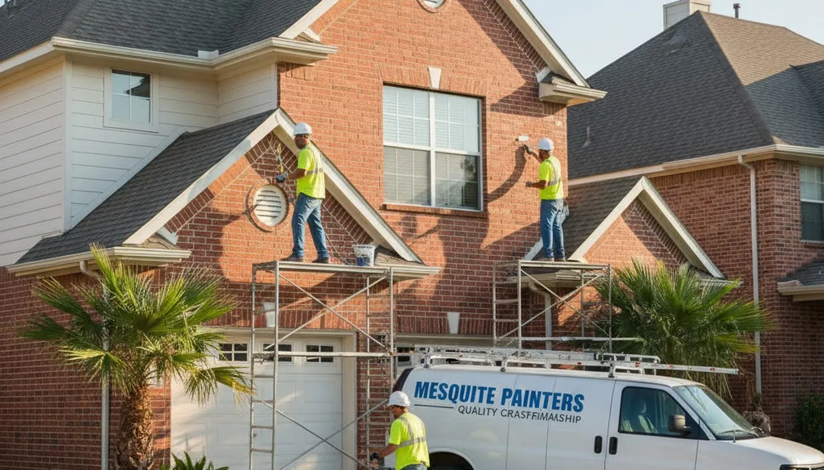 Dallas, TX painting contractor logo for interior and exterior house painting services