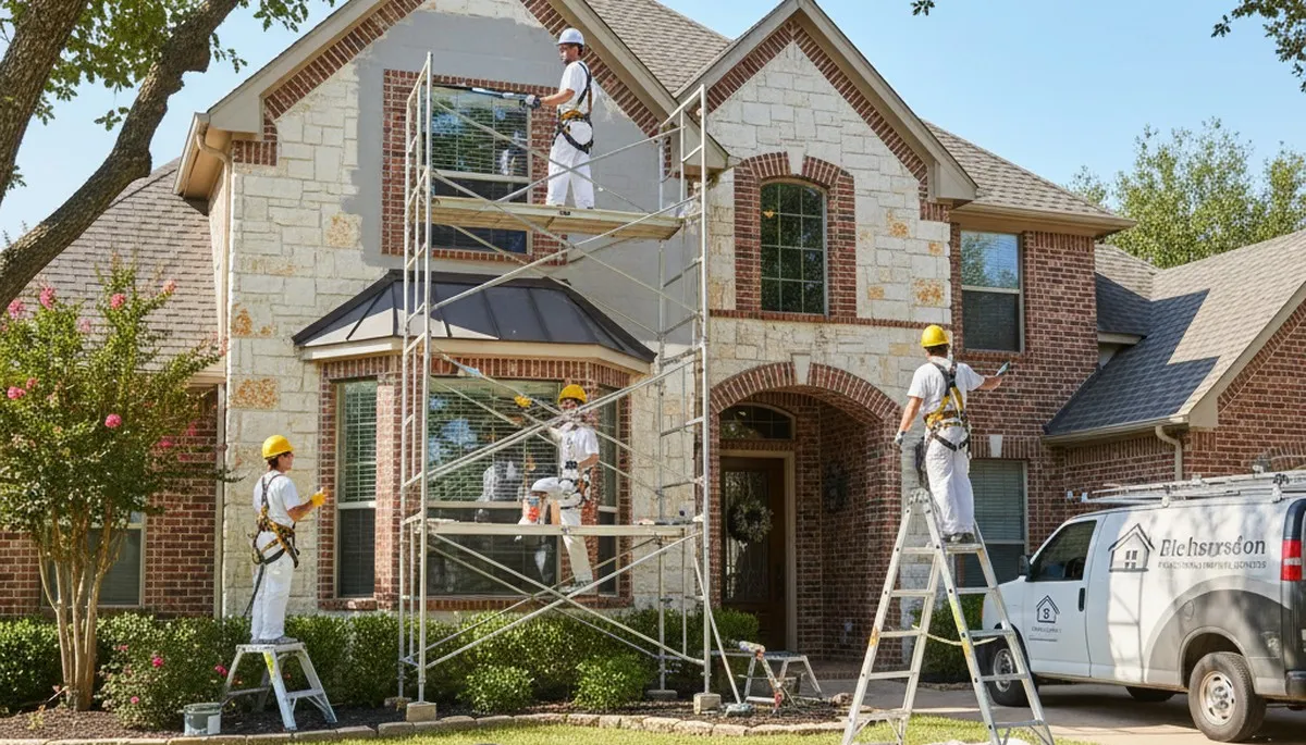 Dallas, TX painting contractor providing professional interior and exterior painting services