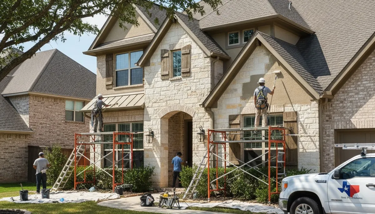 Dallas, TX painting contractor delivering professional interior and exterior painting services